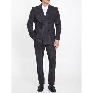TONELLO Double-Breasted Pinstripe Suit Women GREY Dresses